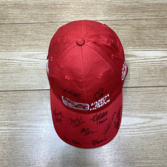 Tampa Bay Downs Horse Rasing Autographed Cap Snap Back The Silk Poker Room - Picture 9 of 14